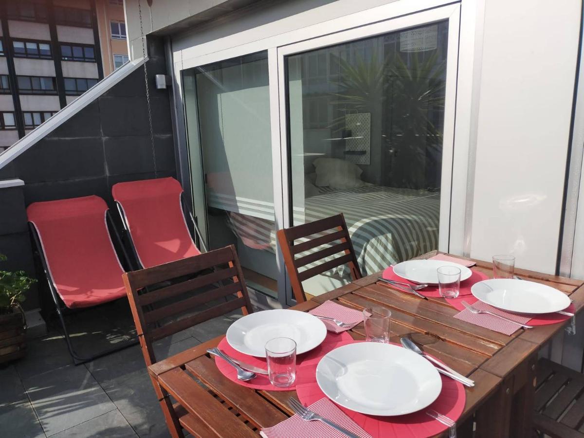 Penthouse With Terrace And Views Near Oza'S Beach Lejlighed A Coruña Eksteriør billede