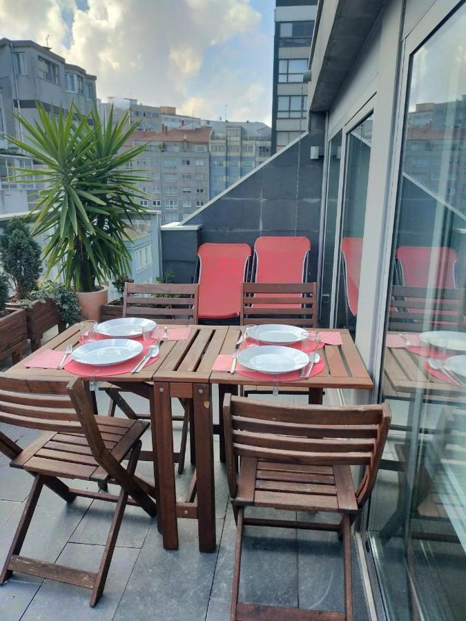 Penthouse With Terrace And Views Near Oza'S Beach Lejlighed A Coruña Eksteriør billede