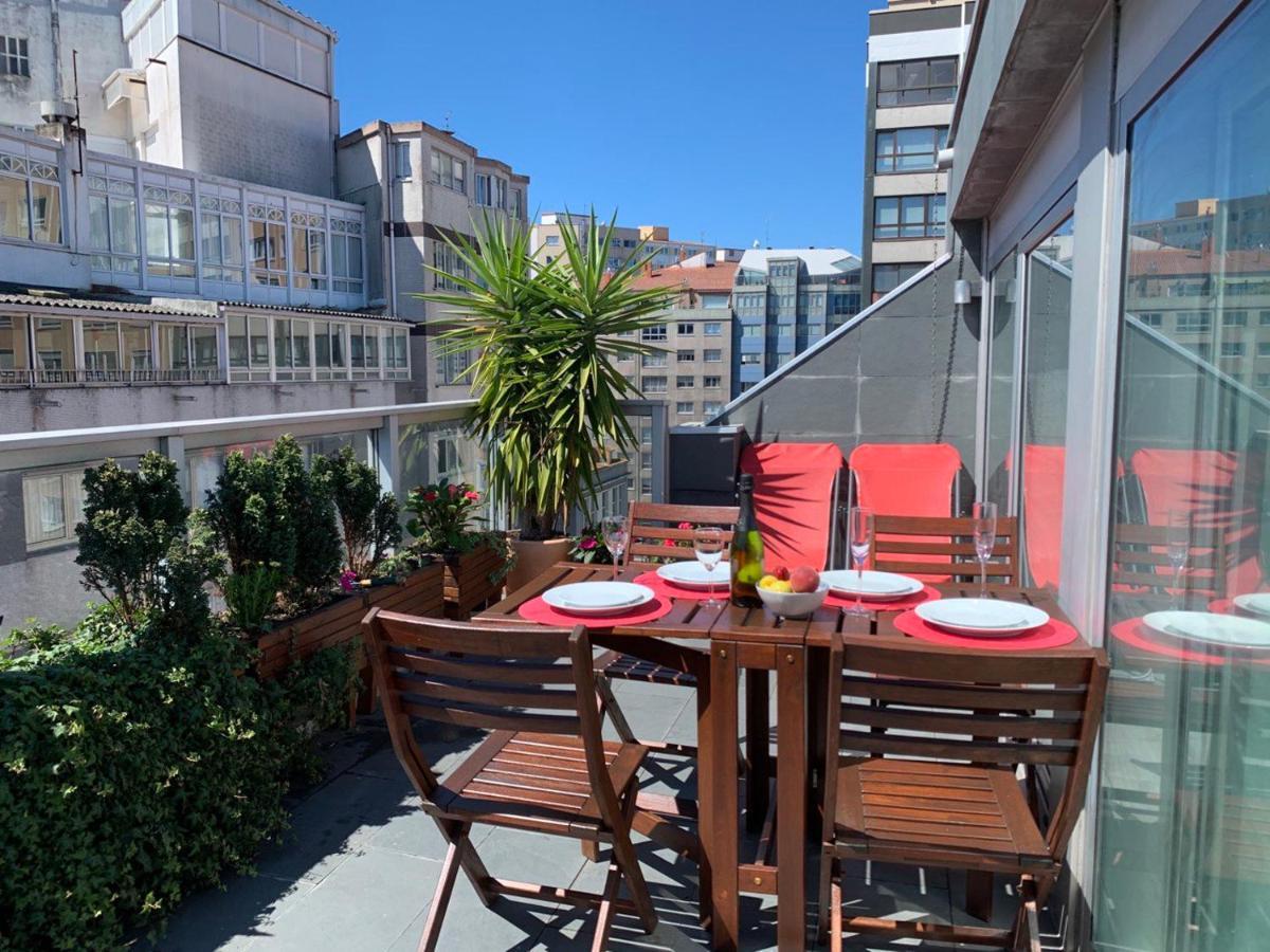 Penthouse With Terrace And Views Near Oza'S Beach Lejlighed A Coruña Eksteriør billede